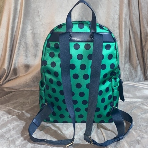 ♠️ Kate Spade Chelsea Teal and Navy Polka Dot Backpack main image 10